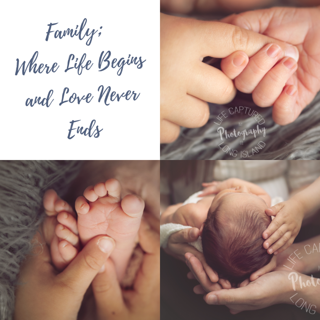 Family Where Life Begins and Love Never Ends | Long Island Newborn Photos
