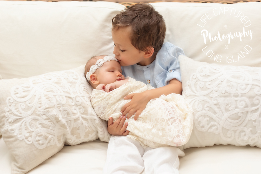 New Baby Sister | Wainscott Long Island Newborn Photographer